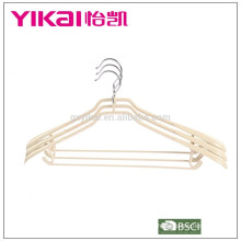 2015 bulk PVC coat holder/ hanger with wide shoulders in natural color